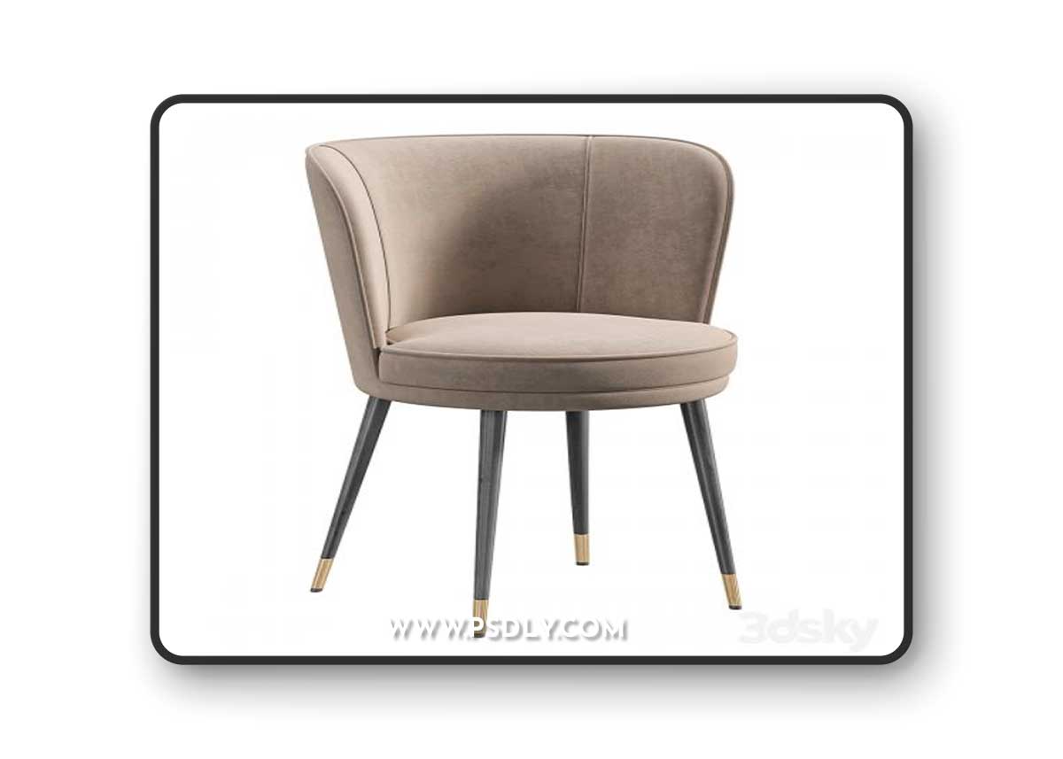 EICHHOLTZ Grenada Greige Dining Chair