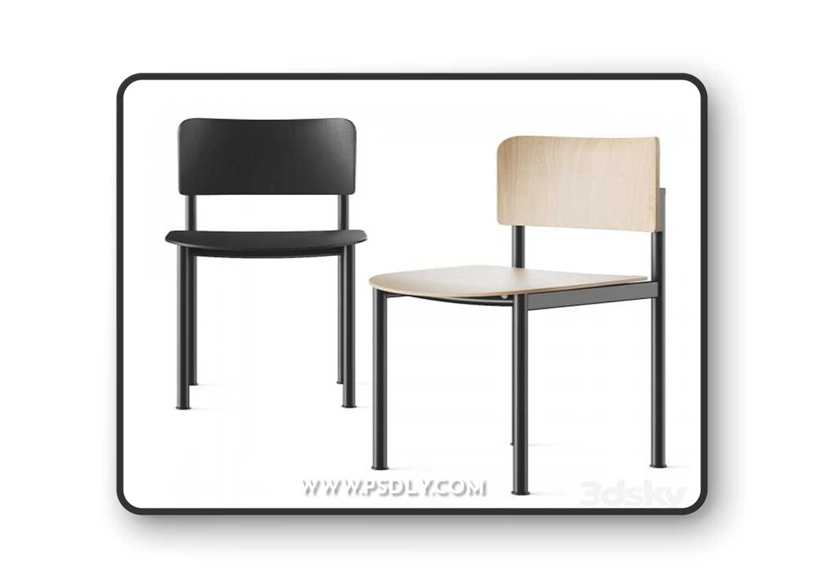 Fredericia Plan 3412 Wooden Seat Chair