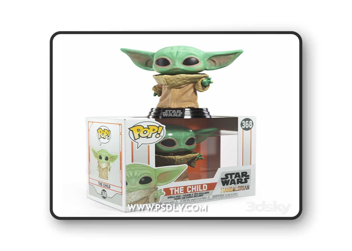 Funko Pop Grogu D Model