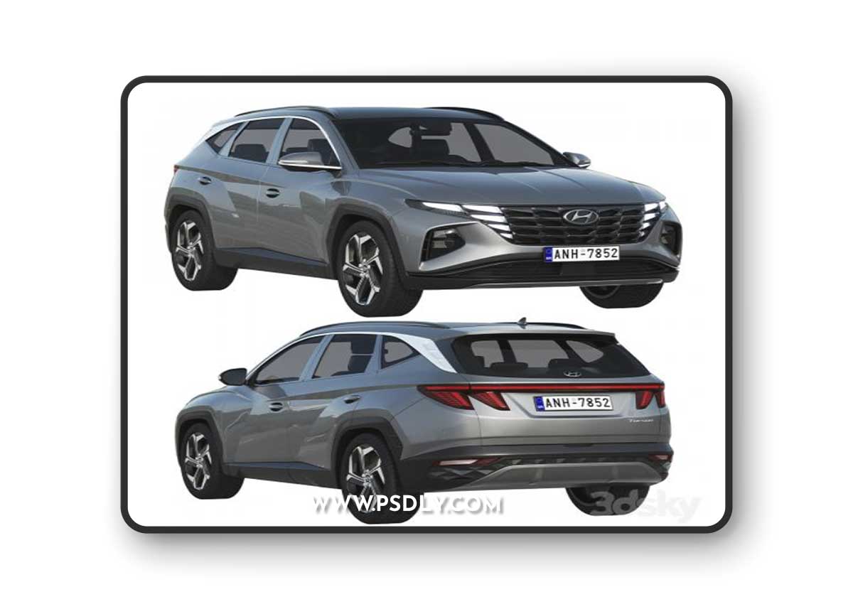 Hyundai Tucson 2021 3D Model