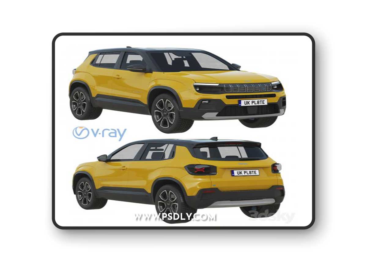 Jeep Avenger 3d 3D Model