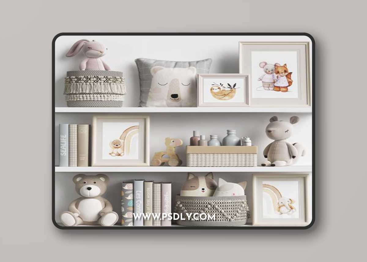 Kids Room Decor 38 3D Model