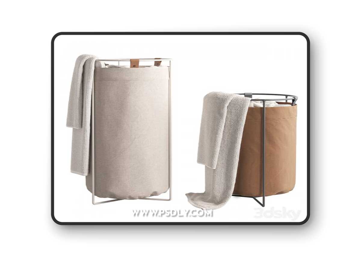 Laundry baskets by Mavis and Osborn