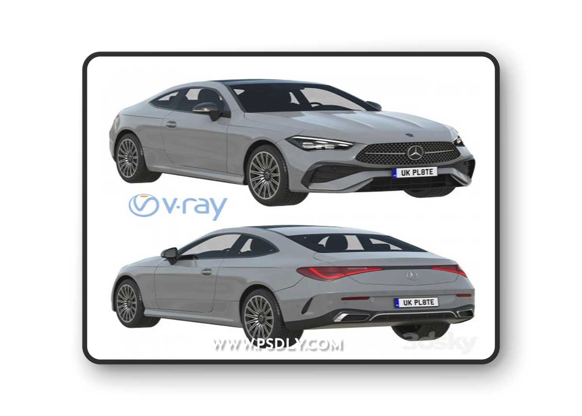 Mercedes-Benz CLE Coupe 3D Model