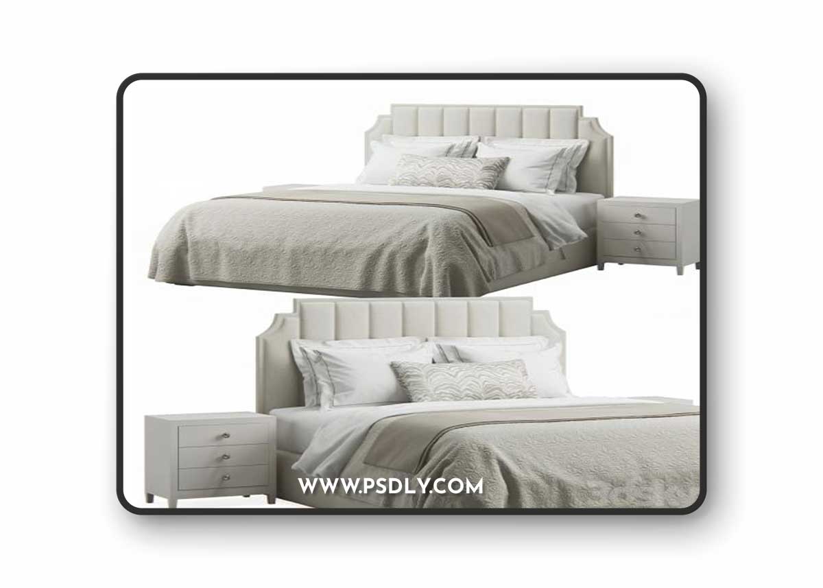 Princeton Step Rectangular Upholstered Bed