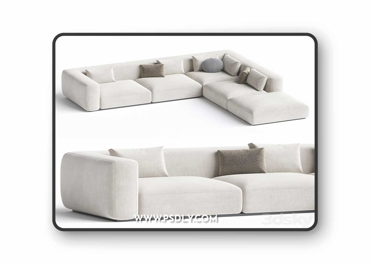 SHANGAI SOFA 3D Model