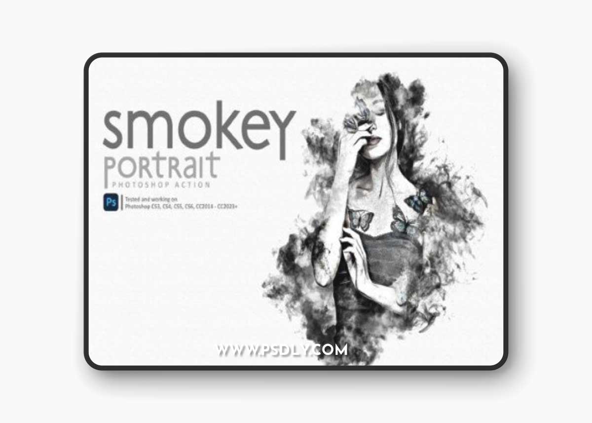 Smokey Portrait - Photoshop Action