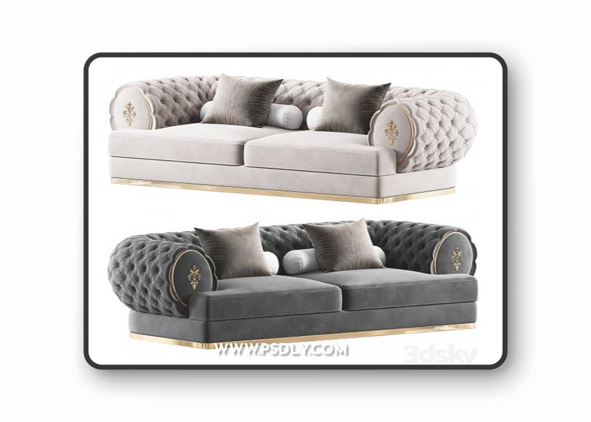 Visionnaire oberon sofa 3D Model