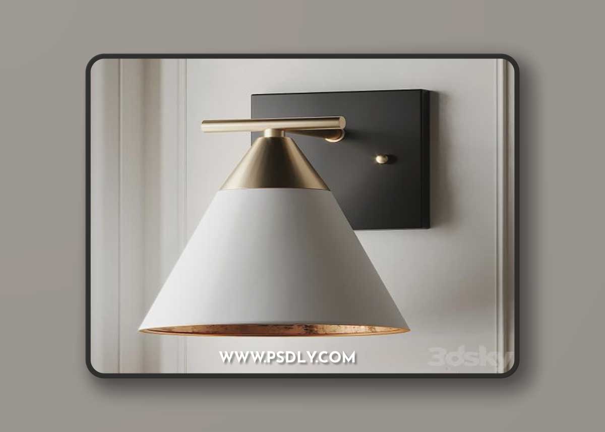 YOUNG HOUSE LOVE CLAD CONE BATH SCONCE