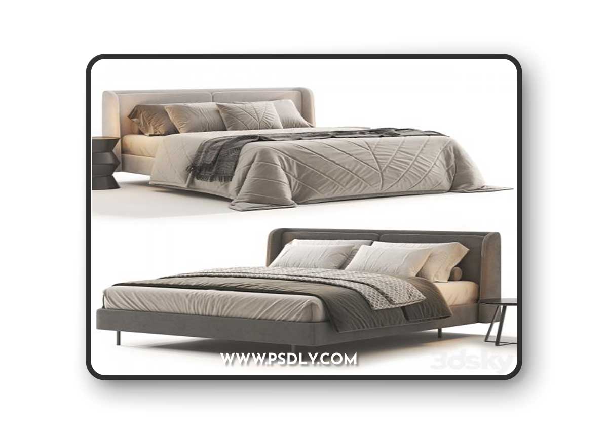 skeez bed by highwall 3D Model