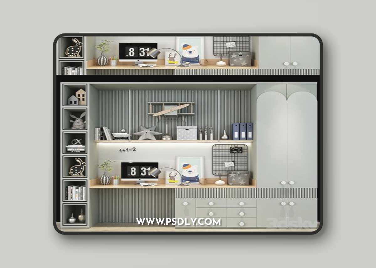 Furniture for a children 0326 3D Model