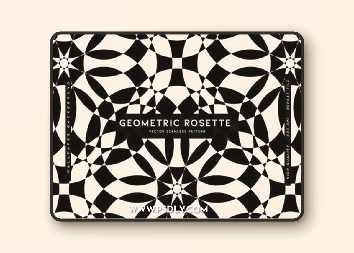 Geometric Rosette 8XGXL7H