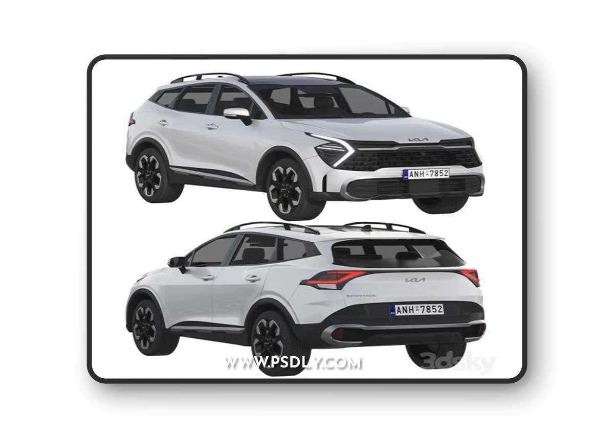 KIA Sportage 2022 3D Model