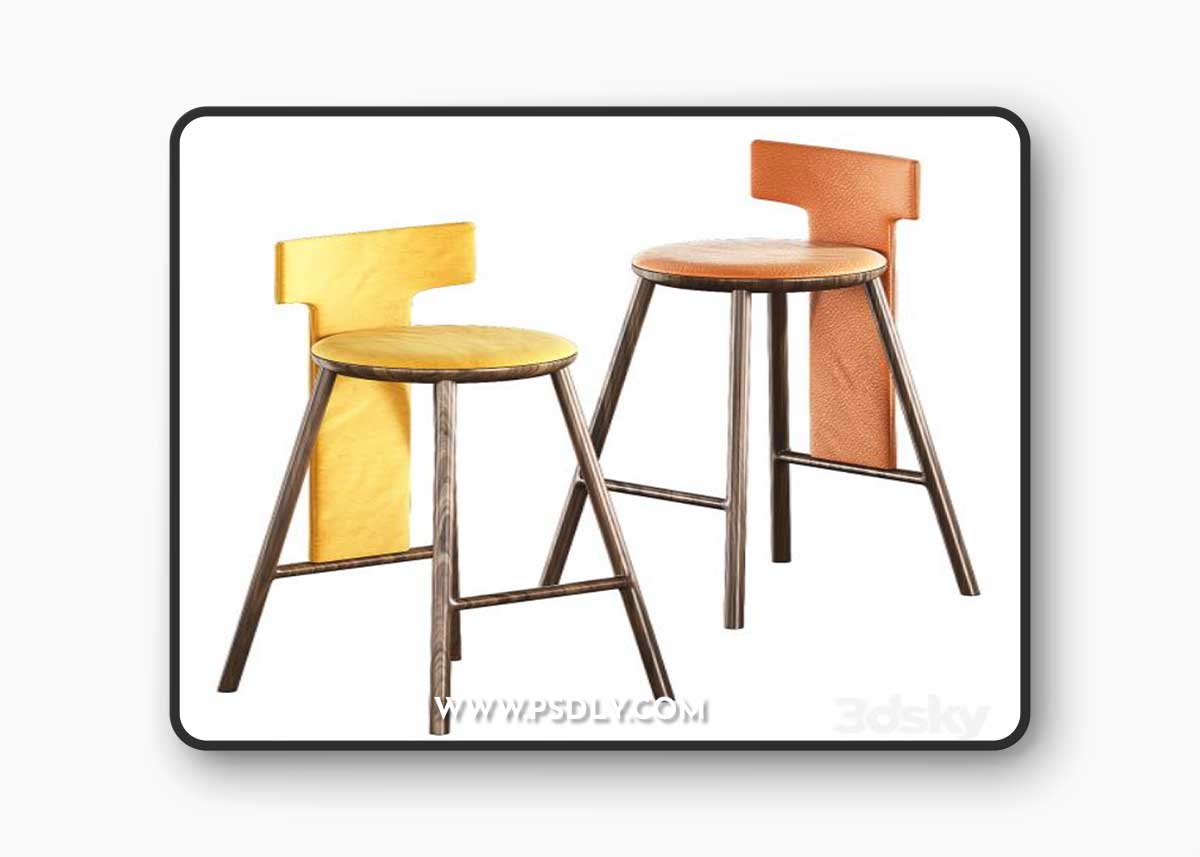PINNA Lucidi Pevere bar stool