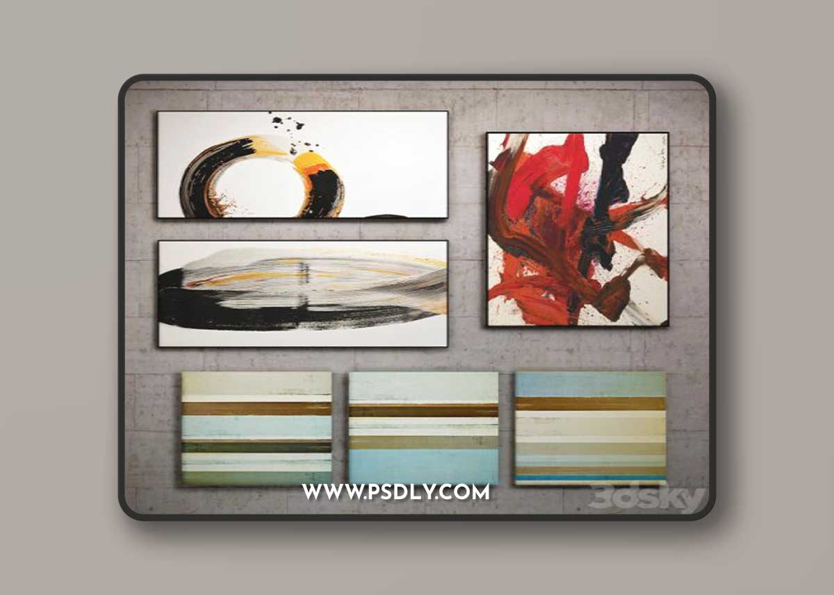 The picture in the frame: a collection of 43. Abstract