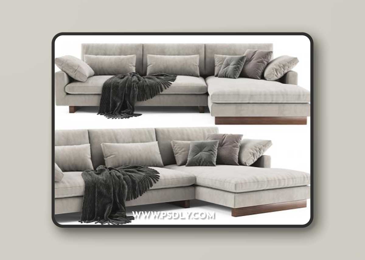 West Elm Harmony Chaise Longue