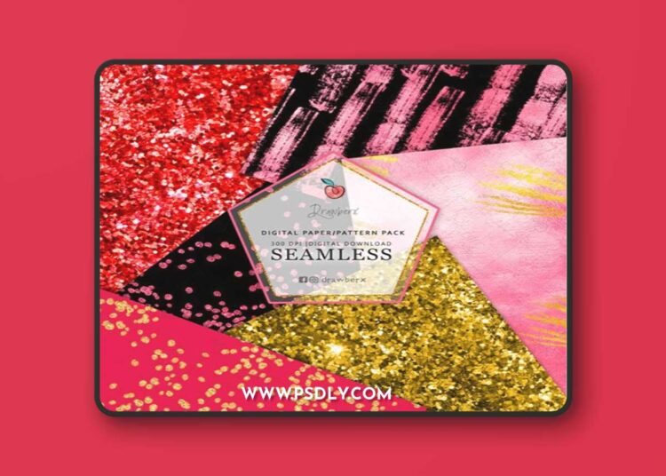 Glittering Seamless Patterns Pack