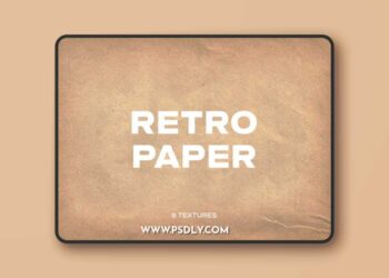 Retro Paper Overlays for Photoshop