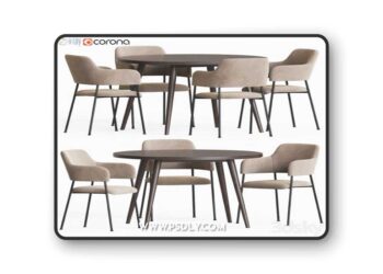 Dining Set 66 3D Model