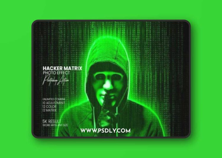 Hacker Matrix Photo Effects