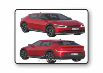 Kia EV6 AIR 2022 3D Model