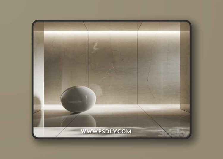 Porcelain tiles Grigio Tao 3D Model