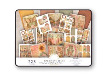 Printable Boho Junk Journal Kit