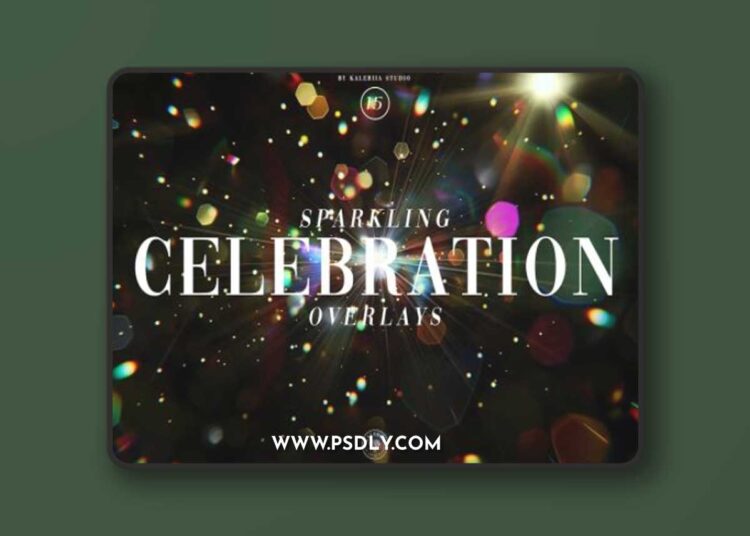 Sparkling Celebration Overlays
