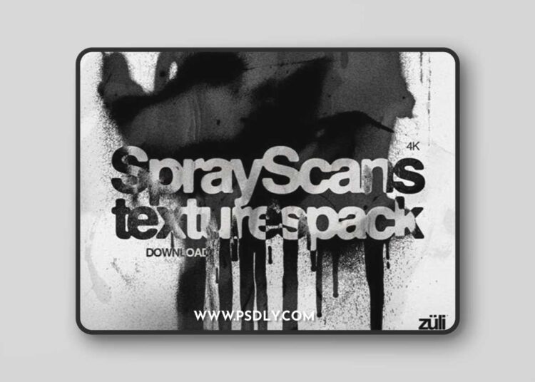Spray Scans - Photoshop Overlays Pack