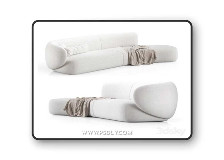 Swell Sofa 3 Seater Curved By Grado Design