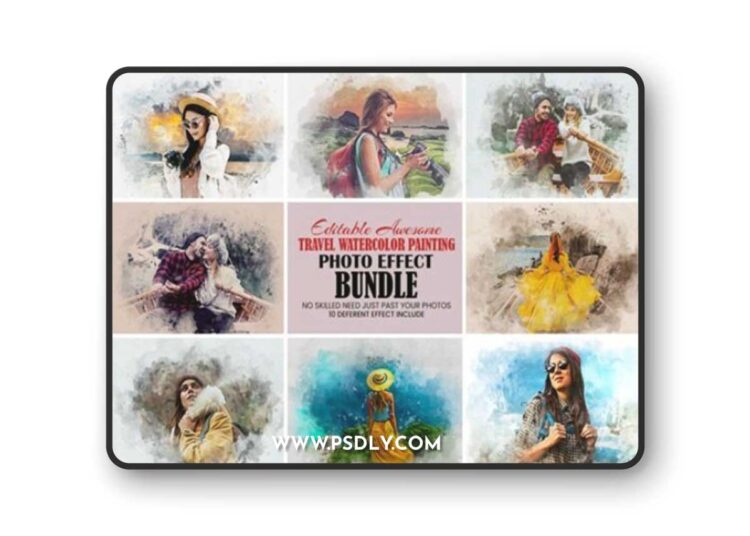 Travel Watercolor Painting Bundle 100370392 1 Travel Watercolor Painting Bundle 100370392