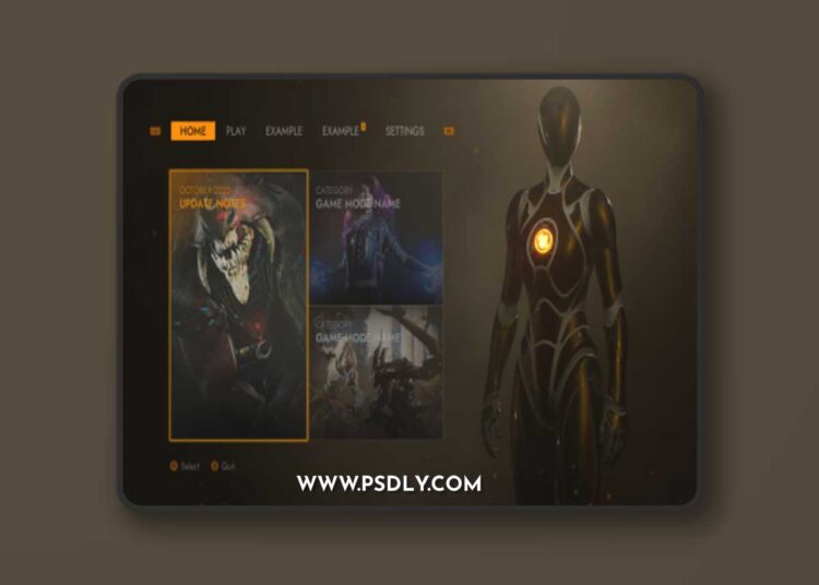 UnrealEngine - Pro Main Menu V3
