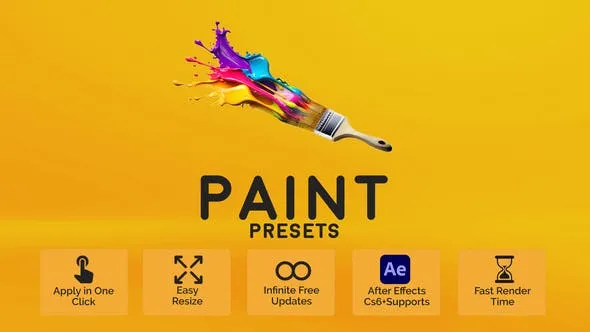 Videohive Paint Presets for After Effects 52993007