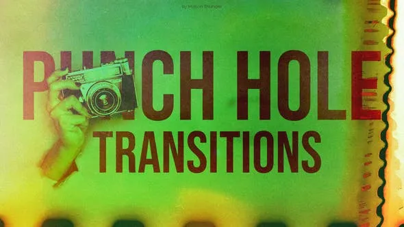 Videohive Punch Hole Transitions 52776576