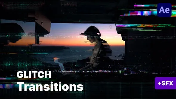 Videohive Seamless Glitch Transitions 52989682