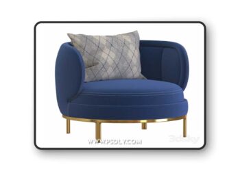 Wittmann Vuelta Swivel Lounge Armchair Designed by Jaime Hayon