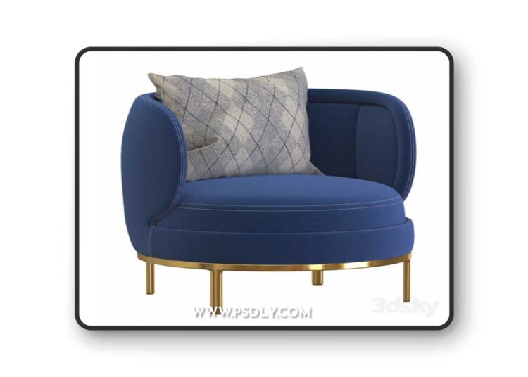 Wittmann Vuelta Swivel Lounge Armchair Designed by Jaime Hayon