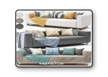 02MODERN SOFA 0202 3D Model