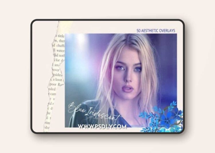 50 Blue Iridescent Aesthetic Overlays 1 50 Blue Iridescent Aesthetic Overlays