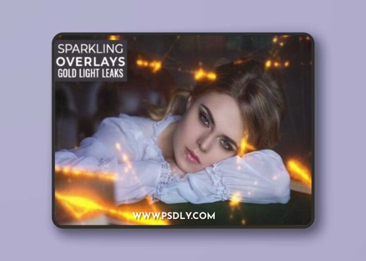 80 Sparkling Gold Light Leaks Overlays 1 80 Sparkling Gold Light Leaks Overlays