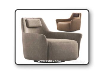 Armchair ALEXANDER by DOMKAPA
