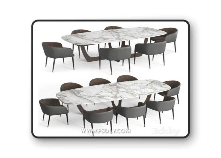 Baxter Romeo Table and Sunpan Asher chair