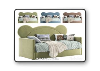 Bear daybed 3D Model