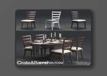 C & B Harper Chair and Avalon Table