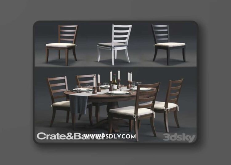 C & B Harper Chair and Avalon Table