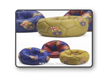 Chair bag fc barcelona 3D Model