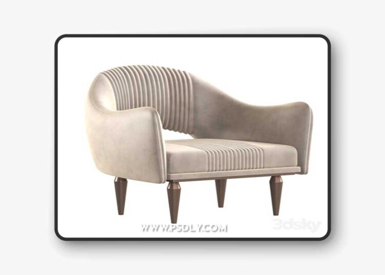 Cocoon Armchair 3D Model