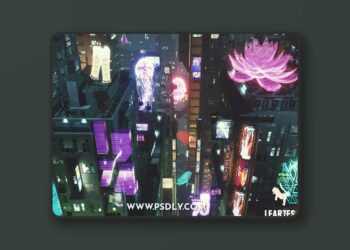 Cyberpunk Holograms / Neon Set ( Set of 33 Holograms )