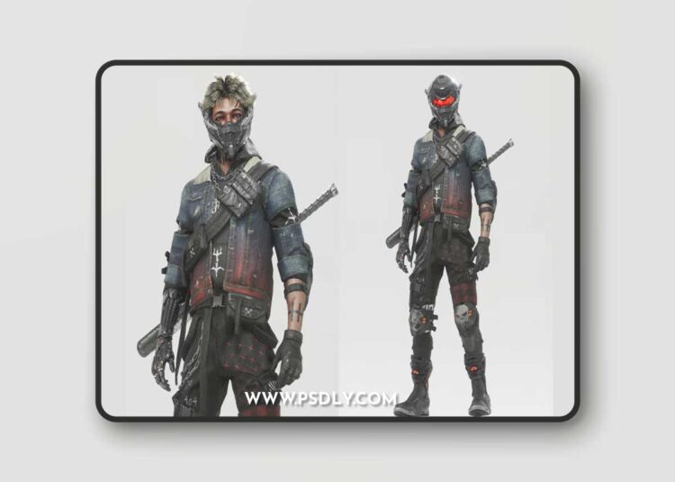 Cyberpunk Metalhead 3D Model