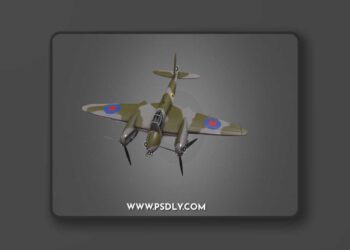 De Havilland mosquito 3d model